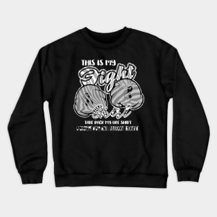 this is my carcinoid cancer shirt Crewneck Sweatshirt